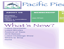 Tablet Screenshot of pacificpiecemakers.org
